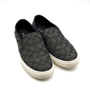 Coach Jacquard Signature Slip On Sneaker 8.5